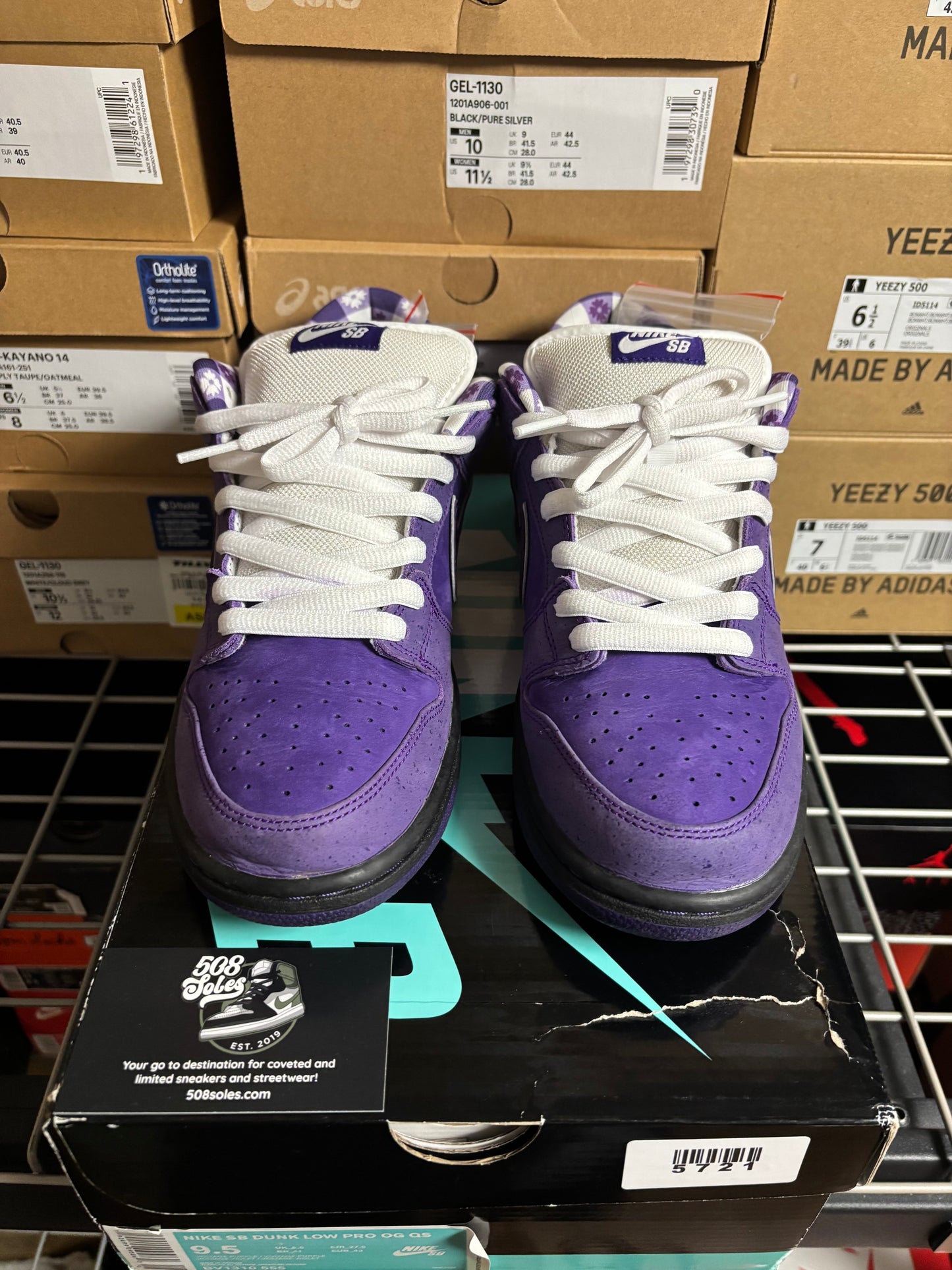 Concepts x Nike SB Dunk Low Purple Lobster Pre-Owned