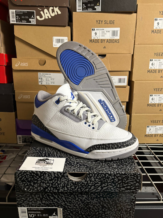 Jordan 3 Retro Racer Blue Pre-Owned