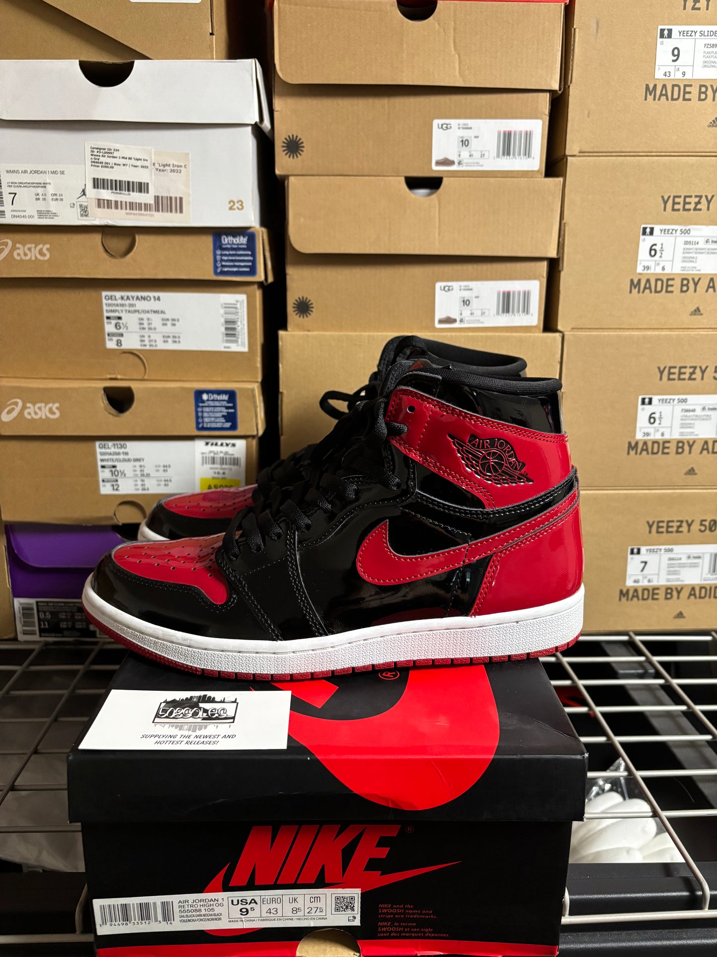 Jordan 1 Retro High Patent Bred