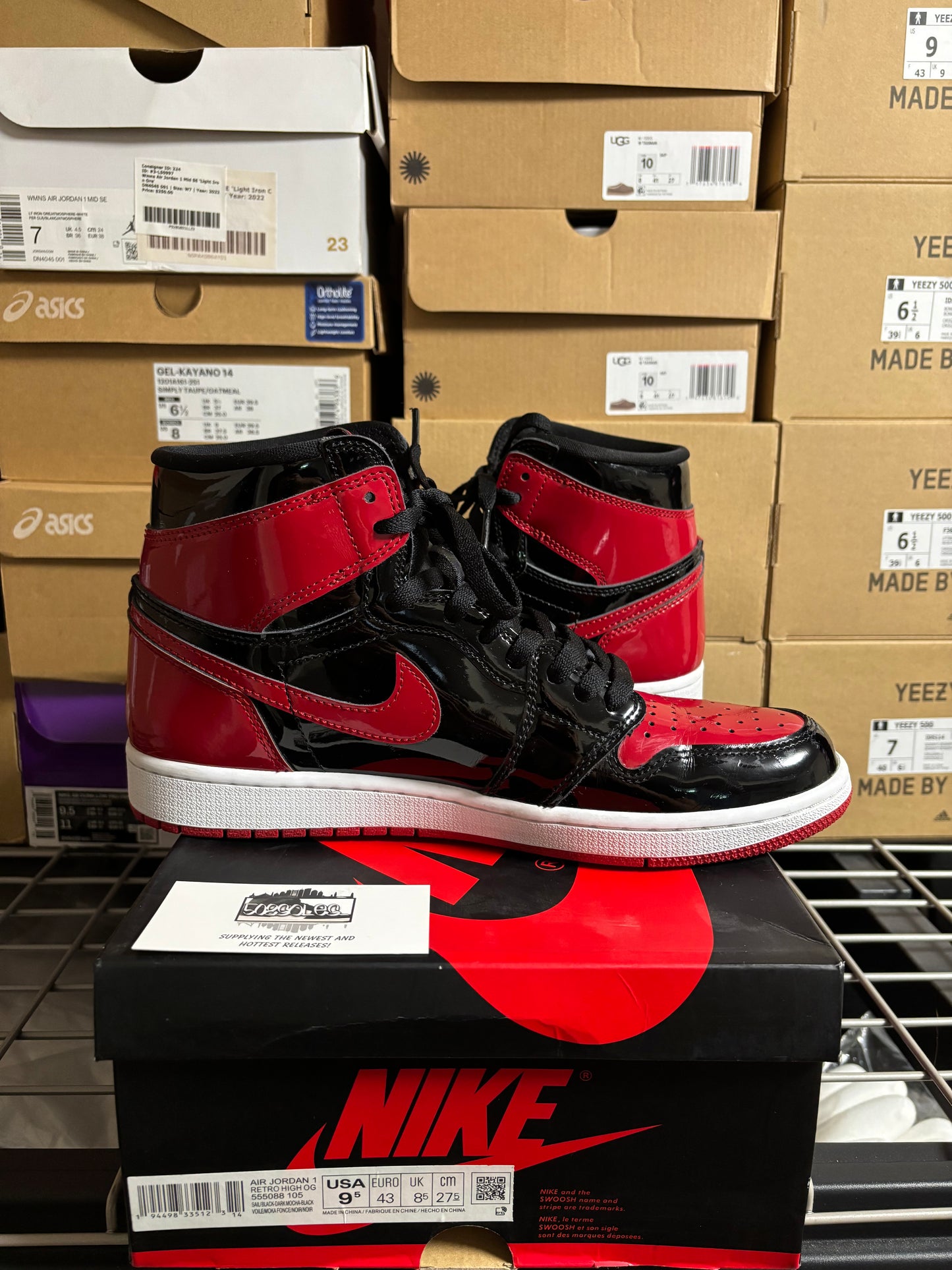 Jordan 1 Retro High Patent Bred