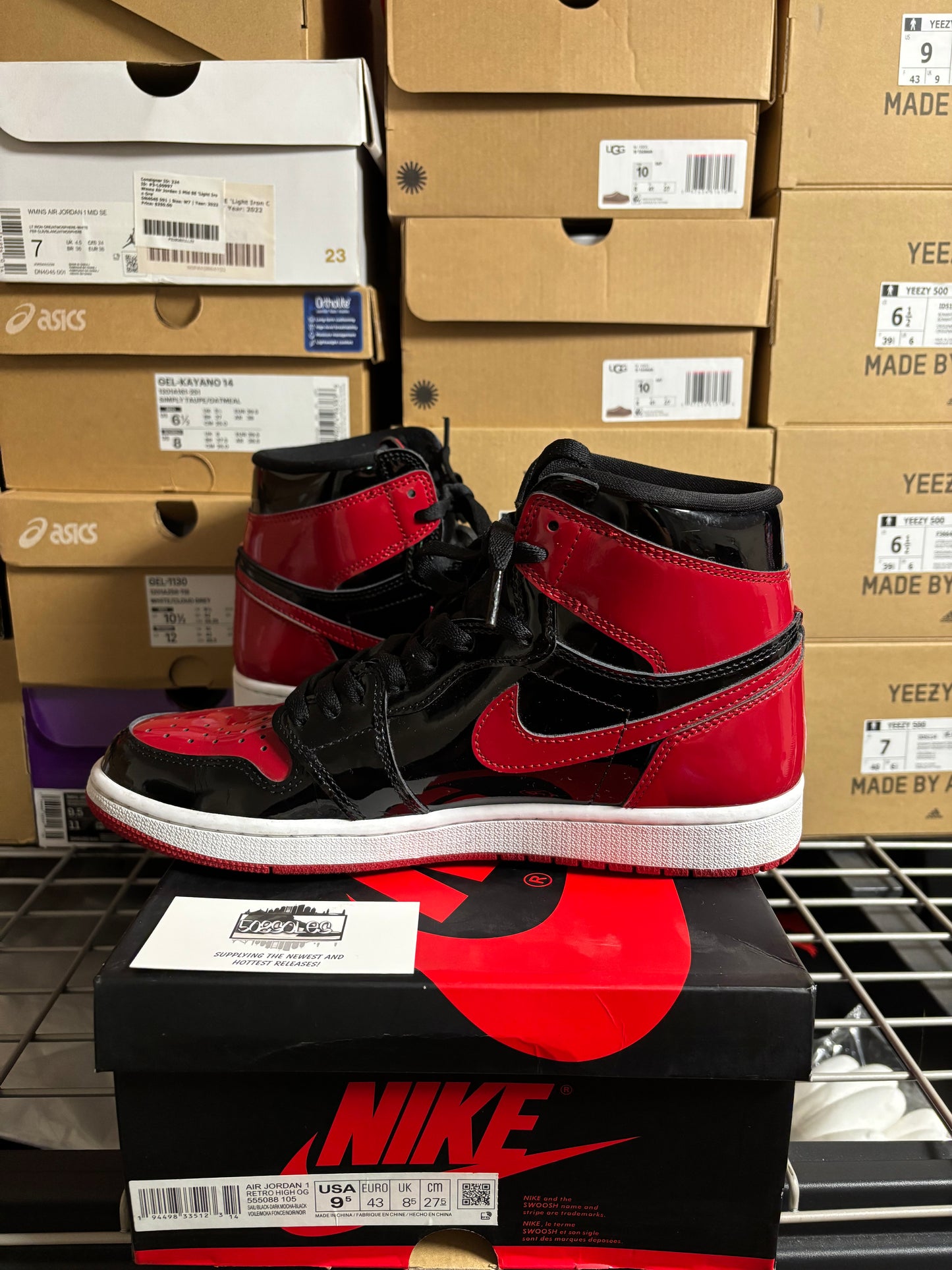 Jordan 1 Retro High Patent Bred