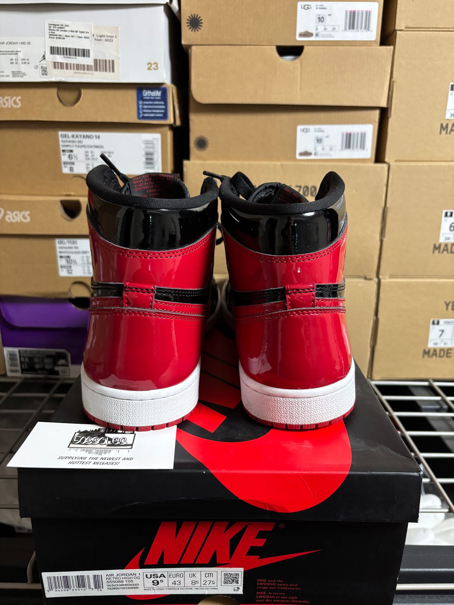 Jordan 1 Retro High Patent Bred