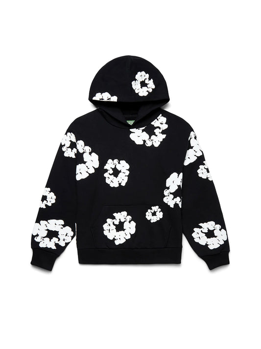 Denim Tears Cottonwreath Hooded Sweatshirt Black