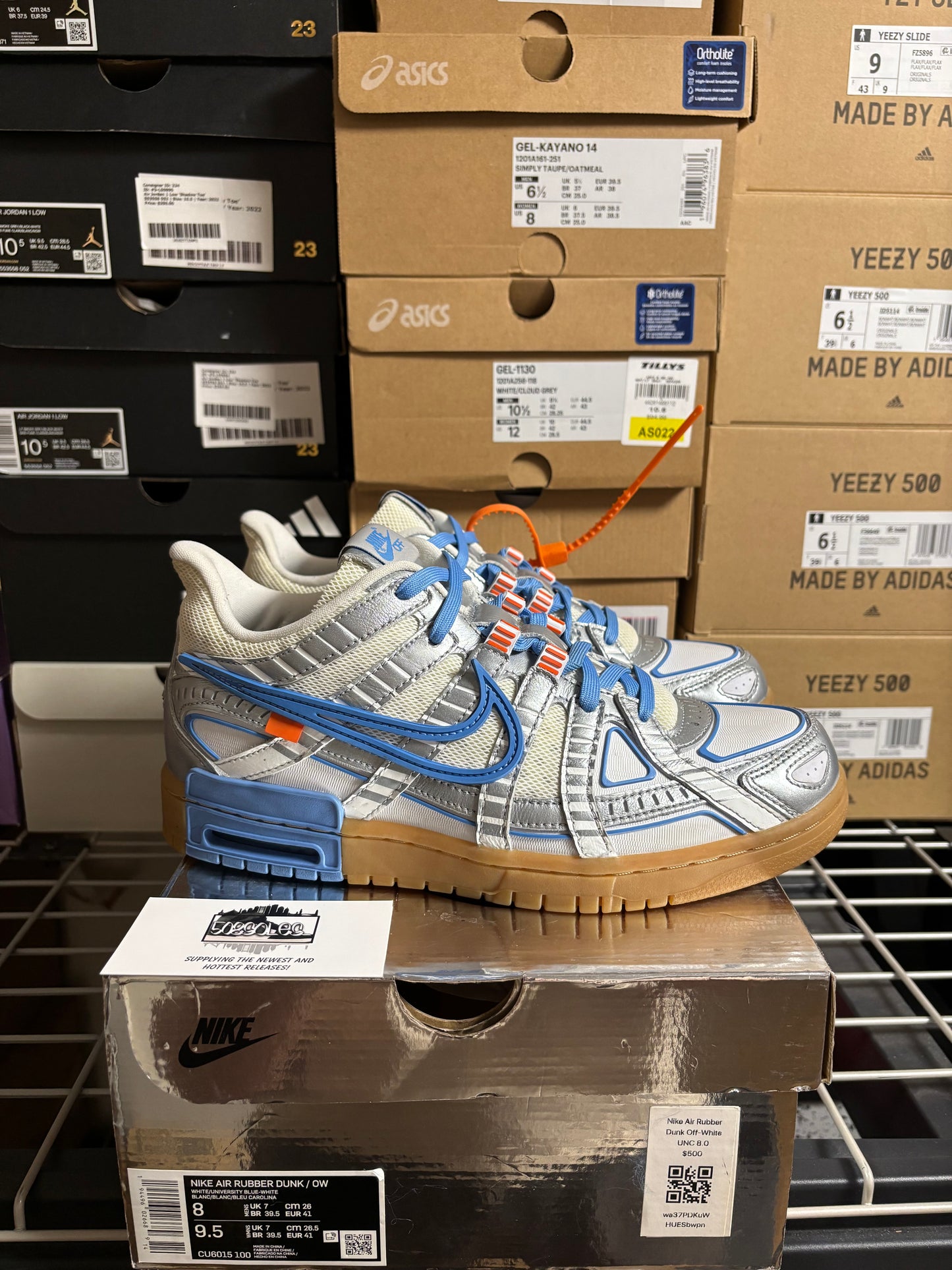 Nike x Off White Air Rubber Dunk UNC